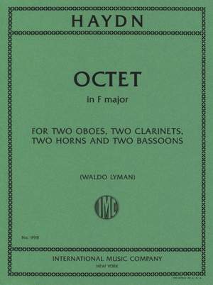 Haydn, J: Octet in F Major