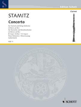 Stamitz, J W A: Concerto Bb major B flat major