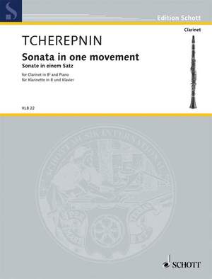 Tcherepnin, A: Clarinet Sonata