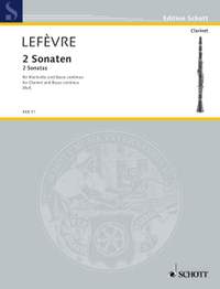 Lefèvre, J: Zwei Sonaten