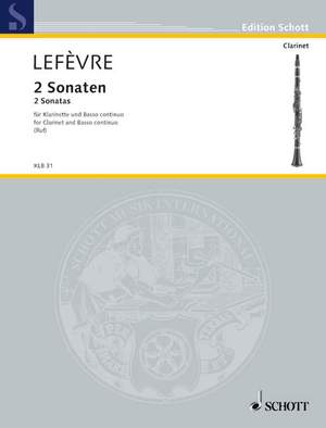 Lefèvre, J: Two Sonatas