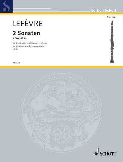 Lefèvre, J: Two Sonatas