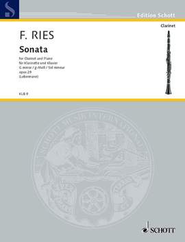 Ries, F: Sonata G minor G minor op. 29