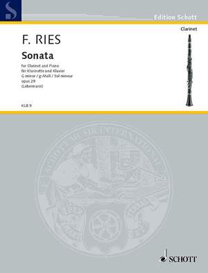 Ries, F: Sonata G minor op. 29