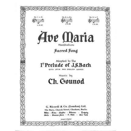 Gounod: Ave Maria in E flat major