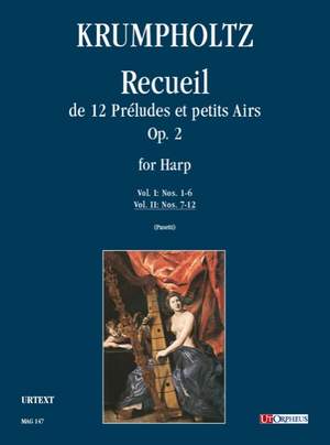 Krumpholtz, J B: Recueil de 12 Préludes et petits Airs op. 2 Vol. 2