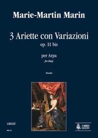 Marin, M: 3 Ariette con Variazioni op. 11
