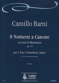 Barni, C: 8 Notturni a Canone on texts by Metastasio op. 19