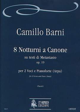 Barni, C: 8 Notturni a Canone on texts by Metastasio op. 19
