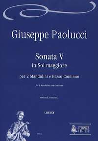 Paolucci, G: Sonata V in G major