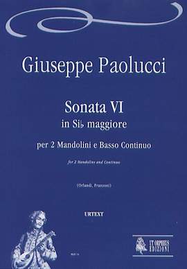 Paolucci, G: Sonata VI in B flat major B flat major
