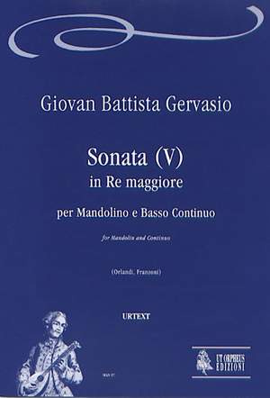 Gervasio, G B: Sonata (V) in D major