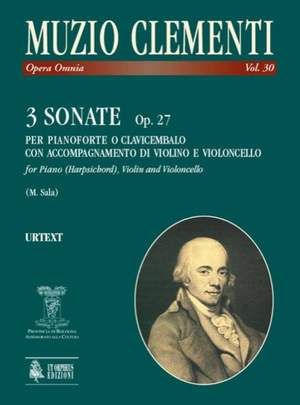 Clementi, M: 3 Sonatas op. 27