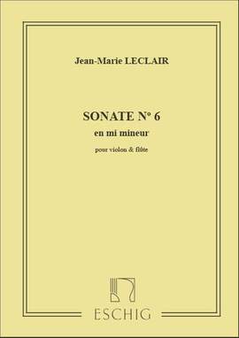 Leclair: Sonate Op.3, No.6 in E minor