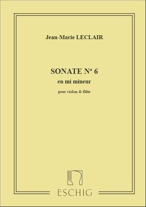 Leclair: Sonate Op.3, No.6 in E minor