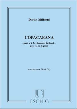 Milhaud: Saudades do Brazil Op.67, No.2: Copacabana