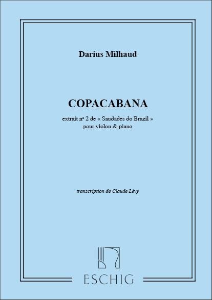 Milhaud: Saudades do Brazil Op.67, No.2: Copacabana
