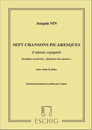 Nin: 14 Airs anciens espagnols Vol.2: Chansons picaresques
