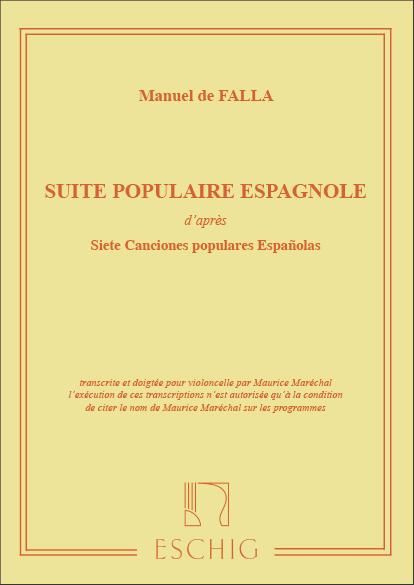 Falla: Suite populaire espagnole