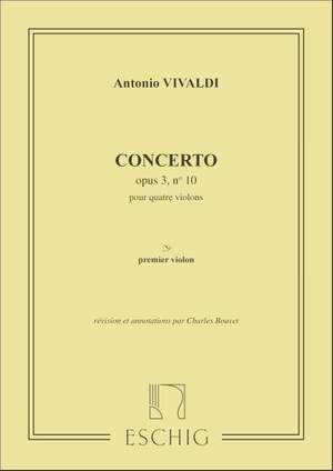 Vivaldi: Concerto FIV/10 (RV580, Op.3/10) in B minor (Eschig)