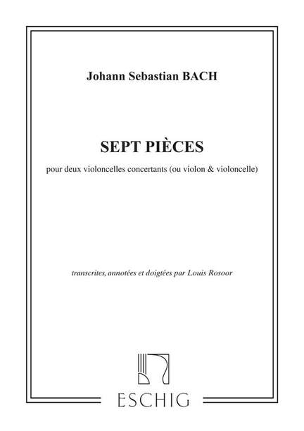 Bach: 7 Pièces