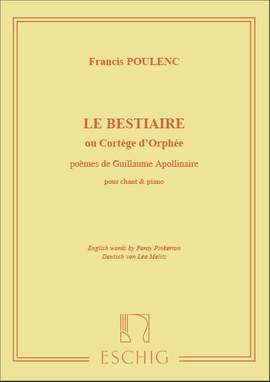Poulenc, F: Le Bestiaire ou Cortège d'Orphée