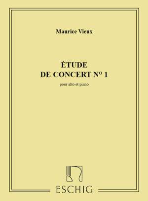 Vieux: 6 Etudes de Concert No.1 in C major