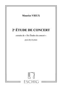 Vieux: 6 Etudes de Concert No.2 in B minor