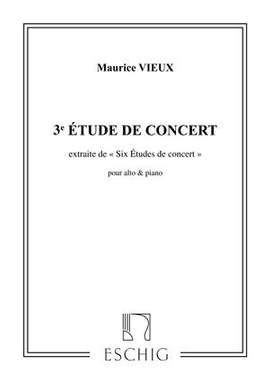 Vieux: 6 Etudes de Concert No.3 in G major