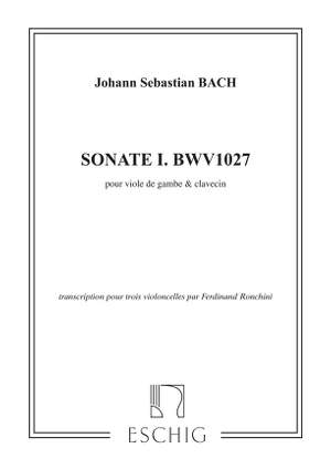 Bach: Sonata No.1, BWV1027