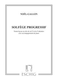Noël-Gallon: Solfège progressif Vol.1: Avec Accompagnement