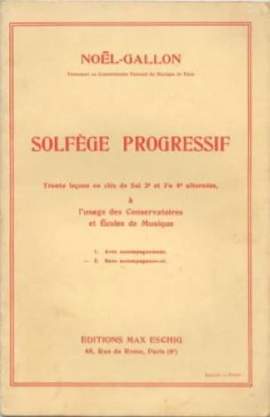 Noël-Gallon: Solfège progressif Vol.2: Sans Accompagnement