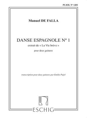Falla: Danse espagnole No.1 (Pujol No.1401)