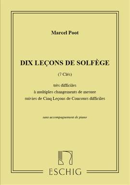 Poot: 10 Leçons de Solfège à 7 Clés Vol.2: Sans Accompagnement