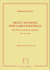 Falla: 7 Chansons populaires espagnoles (med)