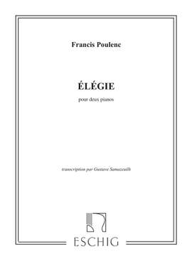 Poulenc: Elégie