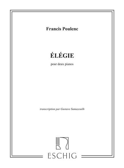 Poulenc: Elégie