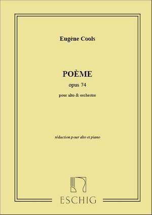 Cools, E: Poeme op. 74