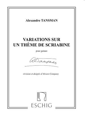 Tansman: Variations sur un Thème de Scriabine