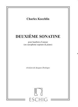 Koechlin: Sonatine No.2, Op.194 (red. J.Desloges)