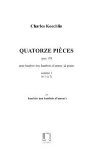 Koechlin: 14 Pièces Op.179, Vol.1: No.1 - No.7