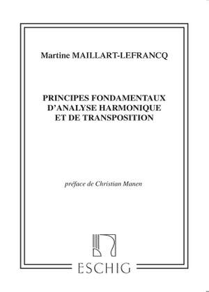 Maillart-Lefrancq: Principes fondamentaux d'Analyse harmonique