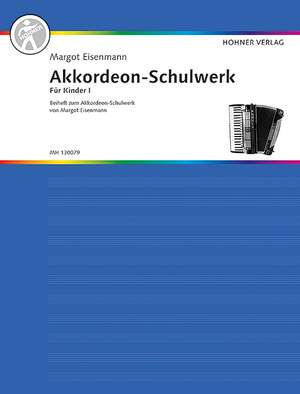 Eisenmann, M: Akkordeon-Schulwerk Beiheft 1
