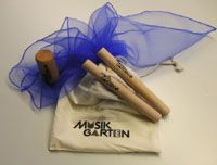 Instrumentensäckchen mit blauem Tuch