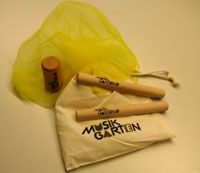 Instrumentensäckchen mit gelbem Tuch