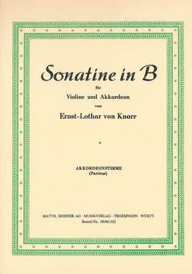 Knorr, E L v: Sonatine in B B flat major