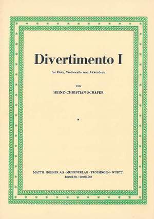 Schaper, H: Divertimento I