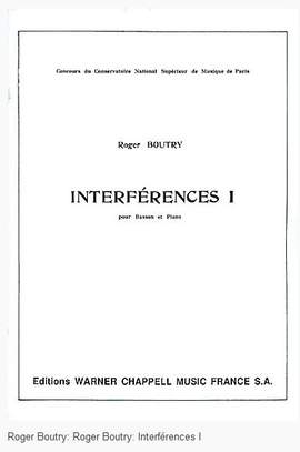 Boutry, R: Interférences 1