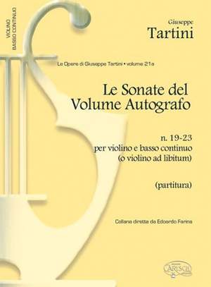 Giuseppe Tartini: Tartini Volume 21a: Sonate del Volume Autografo