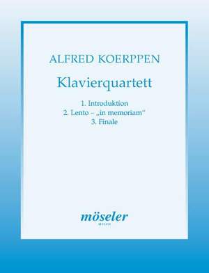 Koerppen, A: Piano quartet